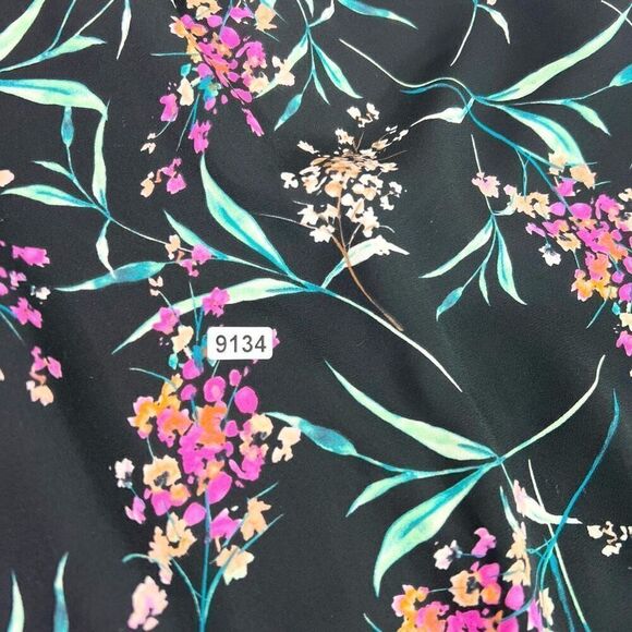 Charles Henry Dress Womens Large Multicolor Floral Sleeveless Button Front Mini - Picture 10 of 10